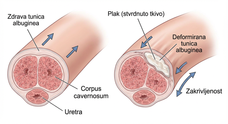 Zakrivljeni penis i Peyronijeva bolest