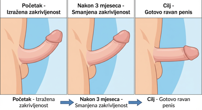 Faze ispravljanja penisa