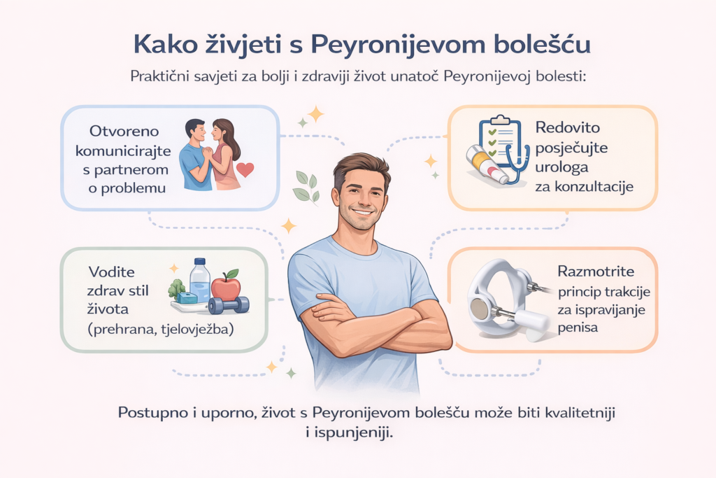 Kako živjeti s Peyronijevom bolešću – savjeti i princip trakcije uz Penisal pomagalo